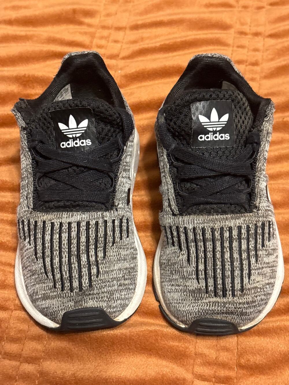 Size 6K Children Adidas Swift Run Easy - Mesh Black
